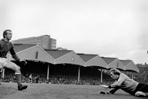 English League Division One match Wolverhampton Wanderers 2 v Arsenal 0