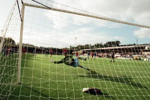 00943 Prints: English League Division Two Wycombe Wanderers 5 - 3 Reading match held at Adams Park