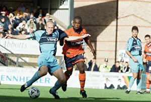 English League Division Two Wycombe Wanderers 5 - 3 Reading match held at Adams Park