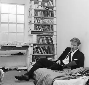 English pop singer Mike Sarne photgraphed at his home in London. 10th February 1963