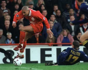 Sliding Prints: English Premier League match at Selhurst Park Wimbledon 2 v Liverpool 1