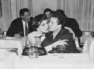 Alcoholic Prints: English rock and roll singer Terry dene with a girl a the Astor club, London