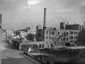 Blitz Prints: The enormous damage to Messers Mardons printing works in Victoria Street, Bristol