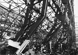 The enormous scale of the blast and pressure effect from the atomic bomb dropped