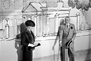 00020 Prints: Entertainers Freddie Forbes and Angela Barrie seen here Performing on Stage