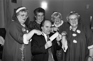 Entertainers from The Midways perform for patients at Kirkwood Hospice, Dalton