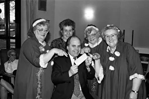 Entertainers from The Midways perform for patients at Kirkwood Hospice, Dalton