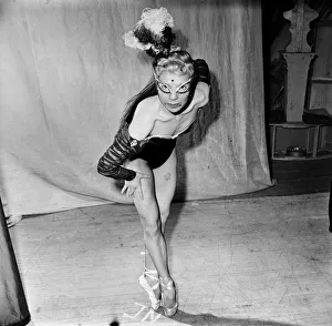 Entertainment Ballet - Bulgarian-born Sonia Arova, 25. As the Merry Widow in the new