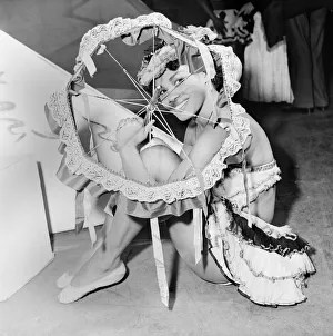 National Dress Prints: Entertainment Dance: A company from Brazil rehearsing at the Stoll Theatre in a Ballet