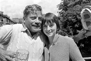 Images Dated 3rd July 1981: Entertainment. Film Actor: Actor Oliver Reed, today (Friday