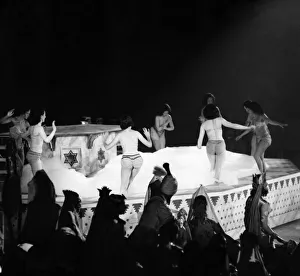 Entertainment Ice Shows. Ice Skaters performing in the ice show Chu Chin Chou on Ice