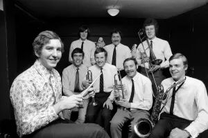 Entertainment Music. 16 year old Andrew Macintosh son of famous band leader Ken