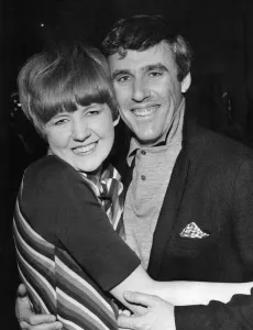 Recording Studio Prints: Entertainment: Music: Cilla Black at recording session with Burt Bacharach