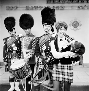 Kilts Prints: Entertainment. Music: Margaret Savage who is making her debut as leading lady singer in