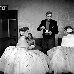 00068 Prints: Entertainment: Television: Behind the scenes of Victor Sylvesters dancing club