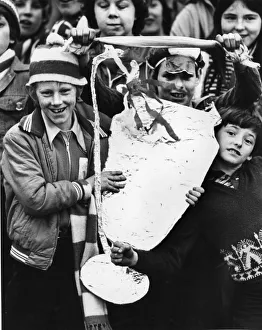 Enthusiastic Liverpool fans gathered in the city centre to welcome their team home