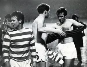 01150 Prints: EQI CELTIC VERSUS AC MILAN MARCH 1969 EUROPEAN CUP QUARTER FINAL SCORE 0 1
