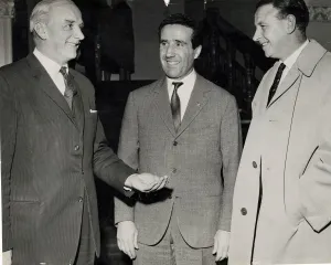 01150 Prints: EQI Inter Milan versus Rangers February 1965 Inter MIlan manager Helenio Herrera