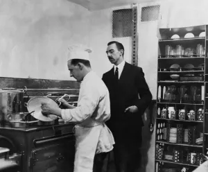 Airship Prints: Eric Anderson Graham cook aboard the R101 seen here preparing a meal for the crew