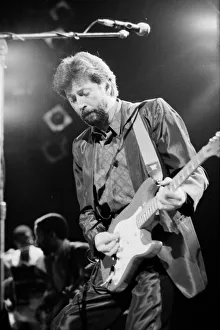 Eric Clapton in concert at the Royal Albert Hall January 1987