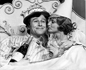 Eric Flynn Actor and Julia McKenzie - April 1974 in the Musical I Do