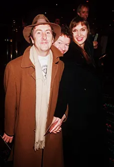 Eric Idle with his wife Tania and Jim Davidson 1992 at premiere of film Star