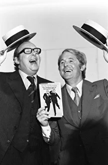 Eric Morecambe and Ernie Wise, photo-call launch party for their joint autobiography