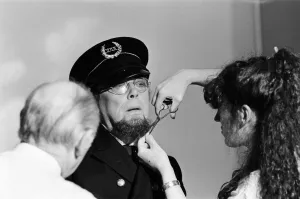 01483 Prints: Eric Morecambe and Ernie Wise at rehearsals for a Christmas special