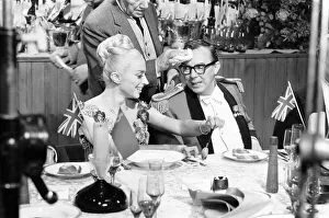 00468 Prints: Eric Morecambe and Ernie Wise on set of new film The Intelligence Men
