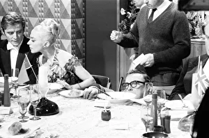 00468 Prints: Eric Morecambe and Ernie Wise on set of new film The Intelligence Men