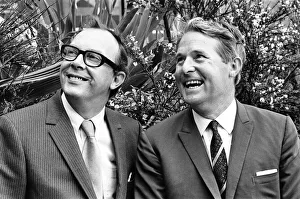 Eric Morecambe and Ernie Wise, former stars of Two of a Kind TV Programme with Associated