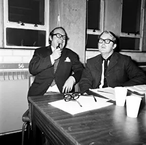 00472 Collection: Eric Morecambe and Ernie Wise, working on a script for their show
