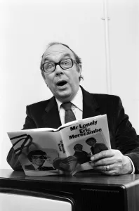 Eric Morecambe promoting his book Mr Lonely'in Birmingham. 31st March 1981