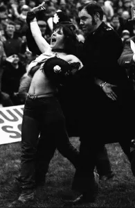 Erika Roe, streaker who ran across the field during England v Australia rugby match