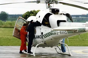 00367 Prints: The Eurocopter AS350 Squirrel helicopter used by Northumbria Air Ambulance