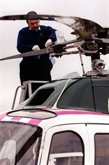 00367 Prints: The Eurocopter AS350 Squirrel helicopter used by Northumbria Air Ambulance