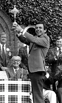 Europe win Ryder Cup. Sam Torrance stroked home a 15 foot putt on the Belfry