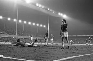 European Champions Cup Third Round First Leg match held at Goodison Park, Liverpool