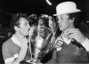 Core93 Prints: European Cup Final in Paris May 1981 Liverpool 1 v Real Madrid 0 Alan Kennedy