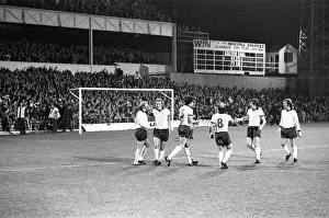 European Cup First Round Second Leg match at the Baseball Ground