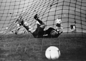 European Cup Preliminary Round Second Leg match at Old Trafford