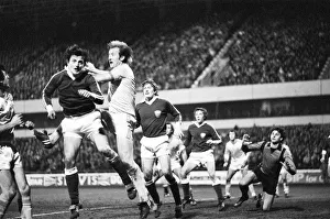 European Cup Quarter Final 1st leg match at the City Ground