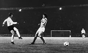 European Cup Second Round First Leg match at the Marakana Stadium, Belgrade, Yugoslavia