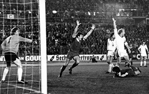 European Cup Semi Final First leg match at the Rheinstadion, Dusseldorf