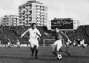 Balkans Prints: European Cup Semi Final Second Leg match at Old Trafford