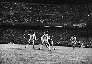 European Cup Semi Final Second Leg match at the Santiago Bernabeu Stadium in Madrid