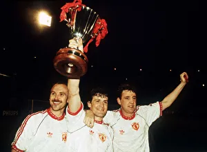 European Cup Winners Cup Final in Rotterdam May 1991 Manchester United 2 v