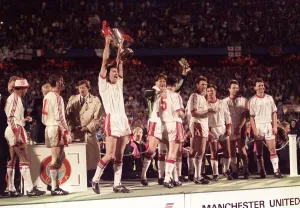 European Cup Winners Cup Final in Rotterdam May 1991 Manchester United 2 v