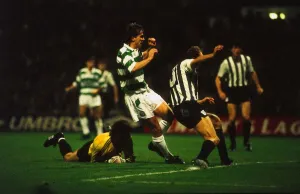 European Cup Winners Cup First Round First Leg match at Park Head September 1989