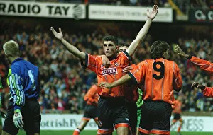 European Cup Winners Cup First Round First Leg match September 1994 Dundee United 3